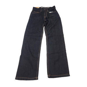 Roebuck & Co Blue Denim Jeans Relaxed Cotton Adjustable Waist Youth Boys 10